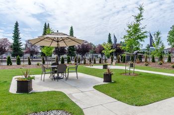 Picnic area with barbecue